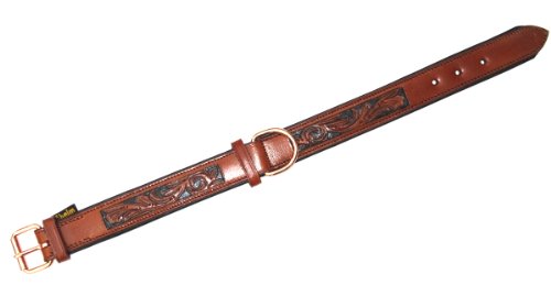 Heim 218250 Halsband "Savanne", 35 mm breit, 50 cm lang, cognac von Heim