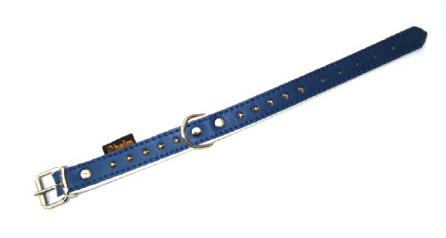 Heim 6037411 Halsband "Texas", 18 mm breit, 32 cm lang, blau / wei von Unbekannt