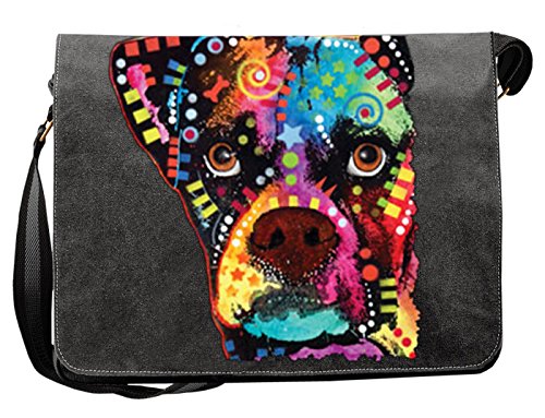 Hunde Motiv Umhängetasche für Hundehalter mit Hunde Tasche Canvas Boxer Cubism Hund Hundebesitzer Hundehalter Dog Hunde Artikel Dogs Hundefreund von Unbekannt