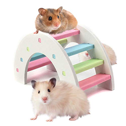 Kletterleiter aus Holz, Treppensteig, Spielzeug für kleine Mäuse für Haustiere, Eichhörnchen Hamster von Unbekannt