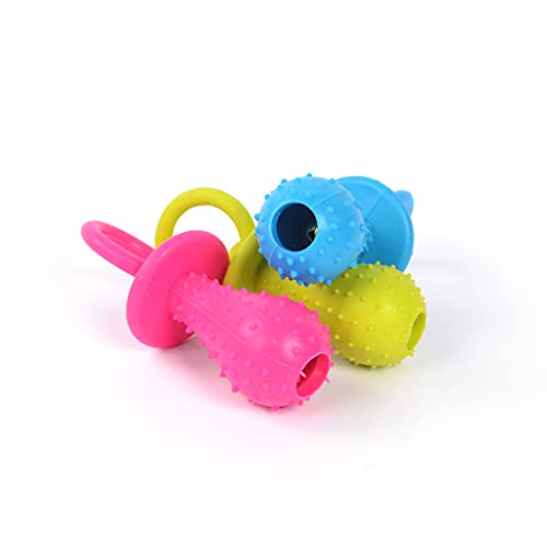 Spielzeug in Schnullerform, gepunktet, Spielzeug aus Gummi, für Hunde, kleine Glocke Kauspielzeug für Haustiere, Spielzeug Spielzeug in Schnullerform, gepunktet, Spielzeug aus Gummi, für Hunde, kleine Glocke Kauspielzeug für Haustiere, Spielzeug von Unbekannt