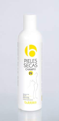 Unbekannt Bubbles® Vet Line Hundeshampoo für trockene Haut Pieles secas PI Variante (Volumen) 250 ml Flasche von Unbekannt