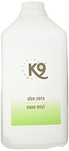 K9 Competition Aloe Vera Nano Mist (2,7 l) - EIN Leave-In Conditioner mit Einer schnellen antistatischen Wirkung, Macht das Fell besonders leicht zu bürsten und verleiht fantastisches Volumen von K9 Competition