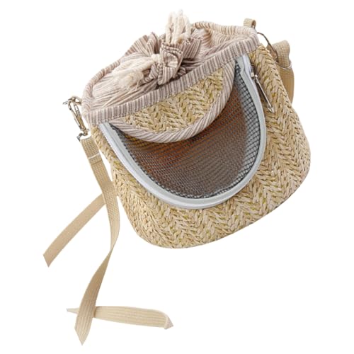 Atmungsaktive Reise-Umhängetasche für Kleintiere mit Reißverschluss-Design und Netzabdeckung für Outdoor-Aktivitäten, Haustier-Tragetasche, Ausflüge Atmungsaktive Reise-Umhängetasche für Kleintiere mit Reißverschluss-Design und Netzabdeckung für Outdoor-Aktivitäten, Haustier-Tragetasche, Ausflüge von UncleS