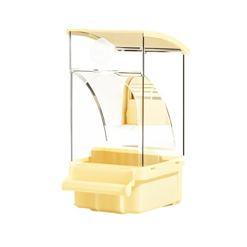 Kunststoff Anti Spill Papageien Futtermittel Mit Abnehmbarem Design Für Einfache Reinigung Von Vogelkäfig Accessoire Lebensmittel Spender Behälter Automatischer Vogel Lebensmittelspender von UncleS
