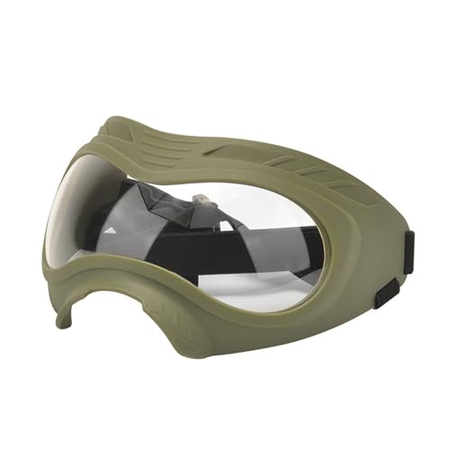 Modische Hundebrille, Sonnenschutz, Komfort-Silikon-Polsterung, PC-Rahmen, Haustier-Sonnenbrille für Rassen, Reisen und Wandern, verstellbare Brillen von UncleS