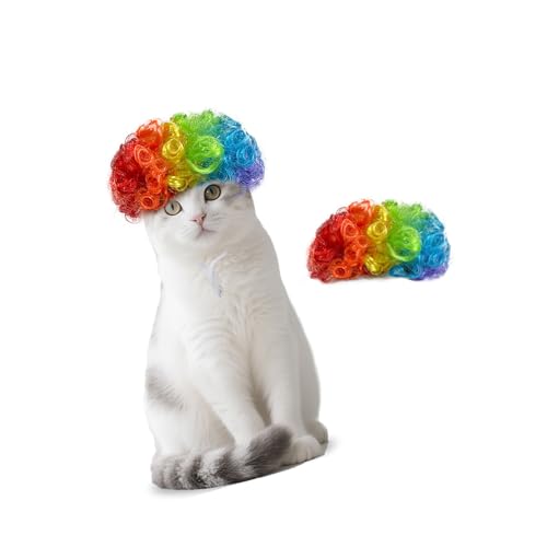 UncleS Haustier-Party-Haarteil mit Augenbekleidung für Hunde und Katzen, Spielfeier, täglicher Gebrauch, Kopfbedeckung, Haustier-Kostüm für tägliche Outfits von UncleS