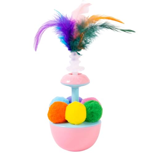 UncleS Wobblers Teaser Spielzeug für Indoor Katzen Katzen Pompons Wackel-Teaser Katzen und Katzen Lustiges Spielzeug Bereicherung Tumbler UncleS Wobblers Teaser Spielzeug für Indoor Katzen Katzen Pompons Wackel-Teaser Katzen und Katzen Lustiges Spielzeug Bereicherung Tumbler von UncleS