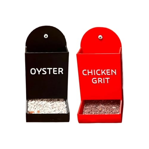 2-Pack Hanging Poultry Feed Trough for Chickens and Ducks, Outdoor Food Dispensers for Backyard Coops or Farm Pens, Easy-Mount Design for Daily Feeding, 7.28x3.15x3.5 Inches 2-Pack Hanging Poultry Feed Trough for Chickens and Ducks, Outdoor Food Dispensers for Backyard Coops or Farm Pens, Easy-Mount Design for Daily Feeding, 7.28x3.15x3.5 Inches von Ungtyb
