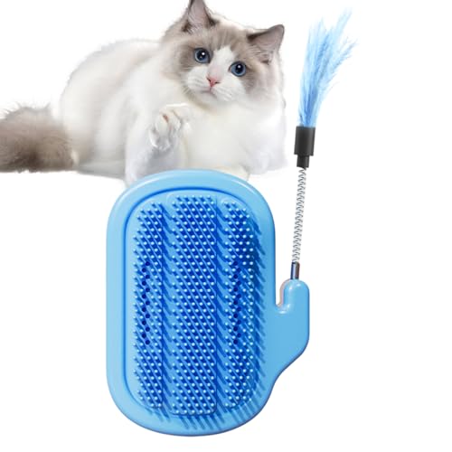 Cat Corner Scratcher with Catnip, Self Groomer Massage Brush, Furniture Protector for Indoor Use, Pet Hair Remover for Cats, Rabbits, Dogs on Couch, Table, 5.12x3.94 Inches Cat Corner Scratcher with Catnip, Self Groomer Massage Brush, Furniture Protector for Indoor Use, Pet Hair Remover for Cats, Rabbits, Dogs on Couch, Table, 5.12x3.94 Inches von Ungtyb