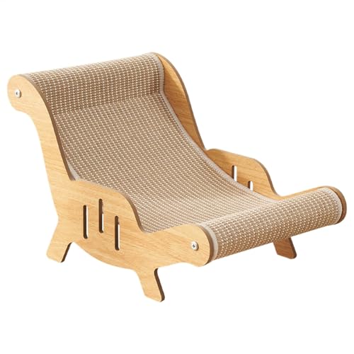Cat Lounger Scratcher, Kittens Scratching Recliner Sofa, Multi-Functional Sisal Scratcher Bed, Easy to Move Around for Indoor Pad Cat Chair Furniture, 20.87x12.2x12.6 Inches Cat Lounger Scratcher, Kittens Scratching Recliner Sofa, Multi-Functional Sisal Scratcher Bed, Easy to Move Around for Indoor Pad Cat Chair Furniture, 20.87x12.2x12.6 Inches von Ungtyb