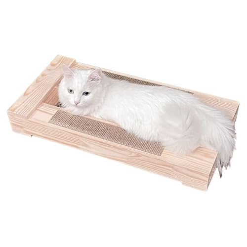 Cat Mating Stool, Kitten Wood Pad, Cat Scratch Pad with Sturdy and Comfortable Design for Small, Medium or Large Cats in Living Rooms, 21.65x10.83x3.15 Inches, Cat Mating Stool, Kitten Wood Pad, Cat Scratch Pad with Sturdy and Comfortable Design for Small, Medium or Large Cats in Living Rooms, 21.65x10.83x3.15 Inches, von Ungtyb
