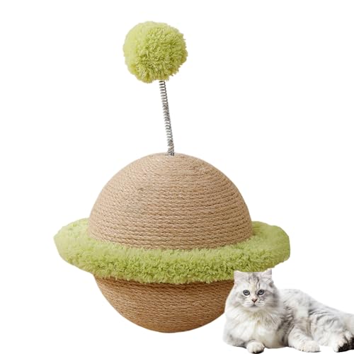 Cat Scratching Ball, Cat Exercise Toy, Sisal Scratcher with Compact and Stylish Design for Indoor Cats During Playtime or Exercise Time, 14.17x8.27 Inches Cat Scratching Ball, Cat Exercise Toy, Sisal Scratcher with Compact and Stylish Design for Indoor Cats During Playtime or Exercise Time, 14.17x8.27 Inches von Ungtyb