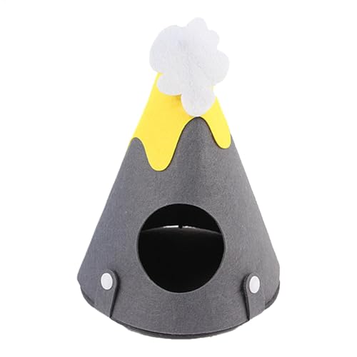Entzückendes Design Hamster-Filzhaus, Kleintier-Verstecknest, Haustier-Hamsterbett, weiche Hamster, zum Verstecken für Haustierhamster, Unterhaltung, Dekorationen, Display, blau, grau, dunkler Kaffee Entzückendes Design Hamster-Filzhaus, Kleintier-Verstecknest, Haustier-Hamsterbett, weiche Hamster, zum Verstecken für Haustierhamster, Unterhaltung, Dekorationen, Display, blau, grau, dunkler Kaffee von Ungtyb