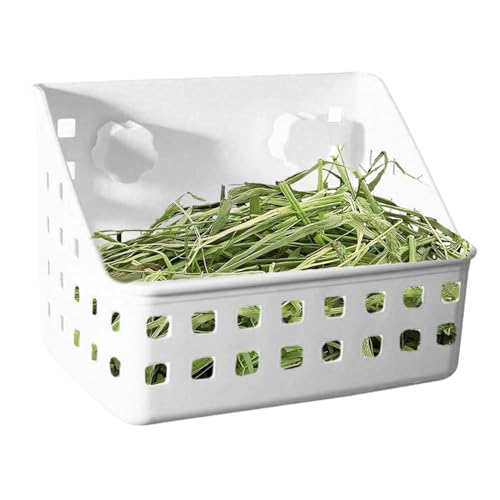Small Animal Hay Feeder Cage Accessory for Bunnies, Hamsters, and Chinchillas, Indoor Outdoor Grass Rack for Clean Storage and Easy Feeding with Minimal Clutter, 1 Piece von Ungtyb