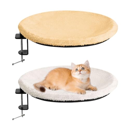 Ungtyb Adjustable Cat Hammock, Desk Mounted Pet Bed, Soft Removable Cover, Secure Kitten Resting, Sturdy Clamp Attachment Fits Various Desk Types, for Setup, 1 X Ungtyb Adjustable Cat Hammock, Desk Mounted Pet Bed, Soft Removable Cover, Secure Kitten Resting, Sturdy Clamp Attachment Fits Various Desk Types, for Setup, 1 X von Ungtyb