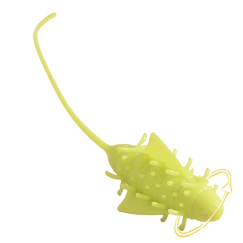 Ungtyb Cat Toy Trainer, Interactive Electric Toy, Automatic Pet Chaser, Realistic Hunting Simulation, Solo Play Exercise Tool 1 Pack, for Indoor Outdoor Fun, 2x7cm Fluorescent Green Ungtyb Cat Toy Trainer, Interactive Electric Toy, Automatic Pet Chaser, Realistic Hunting Simulation, Solo Play Exercise Tool 1 Pack, for Indoor Outdoor Fun, 2x7cm Fluorescent Green von Ungtyb