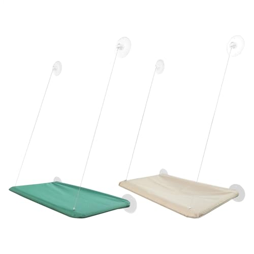 Ungtyb Cat Window Bed, Soft Kitten Resting Seat, Elevated Design, Comfortable Windowsill Lounger, Plush Cushion Support Ideal for Indoor Pet Sleeping and Napping, 14.17x8.46x2.95 in Ungtyb Cat Window Bed, Soft Kitten Resting Seat, Elevated Design, Comfortable Windowsill Lounger, Plush Cushion Support Ideal for Indoor Pet Sleeping and Napping, 14.17x8.46x2.95 in von Ungtyb
