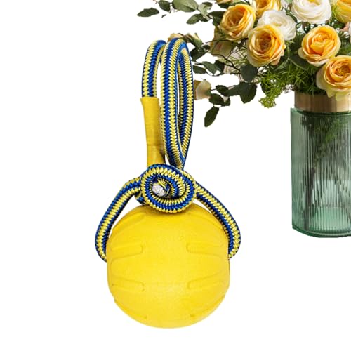 Ungtyb Dog Ball with Handle, Indestructible Chewing Training Toy, Interactive Pets Ball for Aggressive Chewers, Puppy Teething Knot, Durable Interactive Pet Supply, 19.69x2.76x2.76 Inches Ungtyb Dog Ball with Handle, Indestructible Chewing Training Toy, Interactive Pets Ball for Aggressive Chewers, Puppy Teething Knot, Durable Interactive Pet Supply, 19.69x2.76x2.76 Inches von Ungtyb