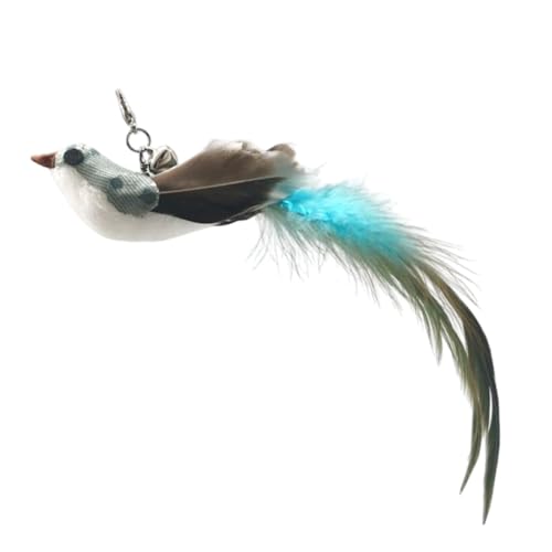 Ungtyb Feather Bird Cat Toy, Kitten Exercise Toy, Cat Bird Feather Toy, Interactive Cat Feather Toy, Bird Toy for Cats with Bells, Indoor Cat Toy, Feather Cat Toy for Exercise, Interactiv Ungtyb Feather Bird Cat Toy, Kitten Exercise Toy, Cat Bird Feather Toy, Interactive Cat Feather Toy, Bird Toy for Cats with Bells, Indoor Cat Toy, Feather Cat Toy for Exercise, Interactiv von Ungtyb