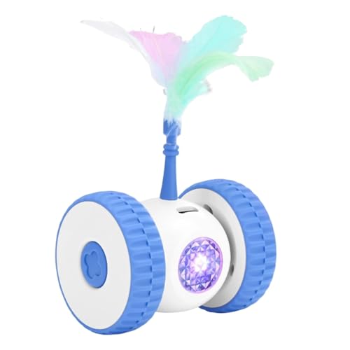 Ungtyb Feather Cat Toy, Rechargeable Cat Toy, Automatic Cat Toy, Silent Cat Toy, Cat Boredom Toy, Toy Car for Cats, Interactive Cat Toy Car For Small, Medium, And Large Cats Ungtyb Feather Cat Toy, Rechargeable Cat Toy, Automatic Cat Toy, Silent Cat Toy, Cat Boredom Toy, Toy Car for Cats, Interactive Cat Toy Car For Small, Medium, And Large Cats von Ungtyb