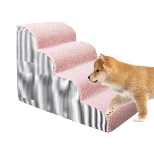 Ungtyb Haustiertreppe für Sofas und Betten für Hunde und Katzen | rutschfeste Rampe für Haus und Fahrzeug für Welpen und Sofas für Wohnzimmer Stühle Sofa Schlafzimmer LKW Innen Außen von Ungtyb