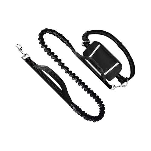 Ungtyb Hundespaziergang Seil - Tier Spaziergangsleine Mit Bauchtasche,Sicherheitsgurt Für Jogging Outdoor-Aktivitäten Und Bewegung Unterwegs von Ungtyb