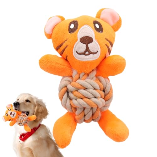 Ungtyb Indestructible Dog Chew Toy, Squeaky Plush Animals, Teething Toy with Cotton Rope, Interactive Dog Squeakers for Small, Medium and Large Breeds, Pet Supplies, 1 Piece Ungtyb Indestructible Dog Chew Toy, Squeaky Plush Animals, Teething Toy with Cotton Rope, Interactive Dog Squeakers for Small, Medium and Large Breeds, Pet Supplies, 1 Piece von Ungtyb