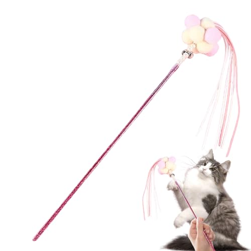 Ungtyb Lustiger Katzenstock, Katzenspielzeug mit Sticks | Interaktives Spielzeug mit für,Interaktives Haustierspielzeug mit Ball Design Ungtyb Lustiger Katzenstock, Katzenspielzeug mit Sticks | Interaktives Spielzeug mit für,Interaktives Haustierspielzeug mit Ball Design von Ungtyb
