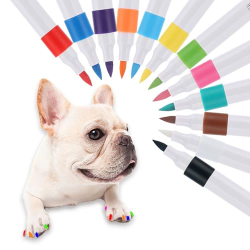 Ungtyb Pet Nail Polish, Quick Dry Formel, Waterproof Grooming, Fade Resistant Finish Non Toxic Ingredients Ideal for Puppies Kittens Small Animals, 5.75x5.71x0.59 Inches Ungtyb Pet Nail Polish, Quick Dry Formel, Waterproof Grooming, Fade Resistant Finish Non Toxic Ingredients Ideal for Puppies Kittens Small Animals, 5.75x5.71x0.59 Inches von Ungtyb