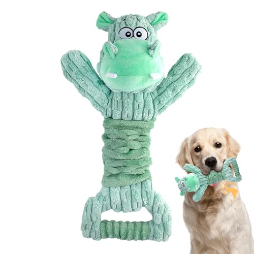 Ungtyb Plüschspielzeug für Hunde, Plüschspielzeug mit Quietschen für kleine Hunde - Welpen Spielzeug mit Tauziehgriff | Interaktives Spielzeug für Ungtyb Plüschspielzeug für Hunde, Plüschspielzeug mit Quietschen für kleine Hunde - Welpen Spielzeug mit Tauziehgriff | Interaktives Spielzeug für von Ungtyb