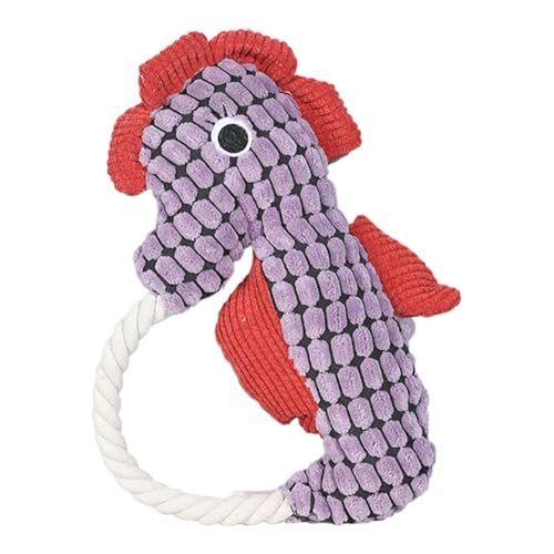 Ungtyb Plush Squeaky Dog Toy, Interactive Sea Animal Chew Toy, Cotton Rope Durabless Design, Crinkle Paper Fun for Small and Medium Dogs, 19x25cm Green Purple Yellow Ungtyb Plush Squeaky Dog Toy, Interactive Sea Animal Chew Toy, Cotton Rope Durabless Design, Crinkle Paper Fun for Small and Medium Dogs, 19x25cm Green Purple Yellow von Ungtyb