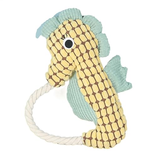 Ungtyb Plush Squeaky Dog Toy, Interactive Sea Animal Chew Toy, Cotton Rope Durabless Design, Crinkle Paper Fun for Small and Medium Dogs, 19x25cm Green Purple Yellow Ungtyb Plush Squeaky Dog Toy, Interactive Sea Animal Chew Toy, Cotton Rope Durabless Design, Crinkle Paper Fun for Small and Medium Dogs, 19x25cm Green Purple Yellow von Ungtyb