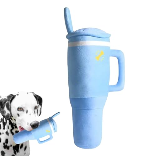 Ungtyb Quietschendes Hundespielzeug aus Plüsch, kauendes Plüschtier, stabiles quietschendes Haustierspielzeug, interaktives quietschendes Hundespielzeug, 30 x 14 x 9 cm, für Welpen, Hunde, Haustiere, Ungtyb Quietschendes Hundespielzeug aus Plüsch, kauendes Plüschtier, stabiles quietschendes Haustierspielzeug, interaktives quietschendes Hundespielzeug, 30 x 14 x 9 cm, für Welpen, Hunde, Haustiere, von Ungtyb