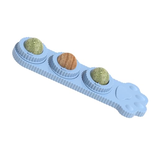 Ungtyb Rotatable Catnip Balls, Wall-Mounted Cat Treat Toy, Natural Lickable Chew Aid, Teeth Cleaning Design, for Kitten Playtime, Indoor Enrichment, Healthy Cat orals Care Ungtyb Rotatable Catnip Balls, Wall-Mounted Cat Treat Toy, Natural Lickable Chew Aid, Teeth Cleaning Design, for Kitten Playtime, Indoor Enrichment, Healthy Cat orals Care von Ungtyb