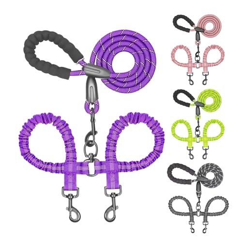 Ungtyb Small Dog Traction Rope, Adjustable Puppy Lead, Shock Absorbing Bungee, Durabled Comfortable Design Hiking, Camping and Walking, 77.17 Inches Ungtyb Small Dog Traction Rope, Adjustable Puppy Lead, Shock Absorbing Bungee, Durabled Comfortable Design Hiking, Camping and Walking, 77.17 Inches von Ungtyb