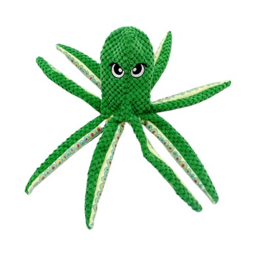 Ungtyb Tough Dog Toys, Octopus Chew Toy, Dog Teeth Cleaner, Soft Chewing Doll with Built in Tooth Cleaning Features for Puppies and Small Dogs, 12.99x3.94 Inches von Ungtyb