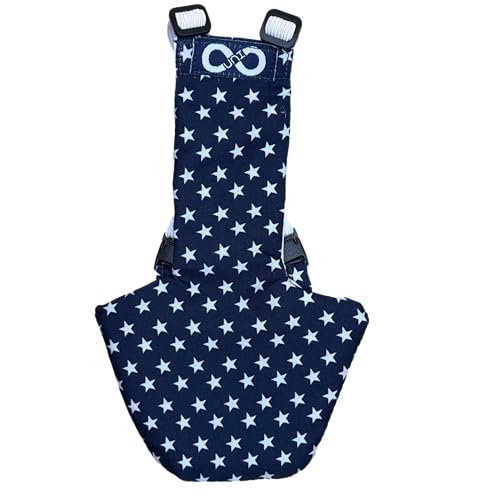 Uni Infinity Entenwindeln für Enten und Entchen, Einwegfutter, wiederverwendbar, verstellbar, Größe passend für XS, Größe XS (Stars USA, Ente klein, 1 Stück) von Uni Infinity