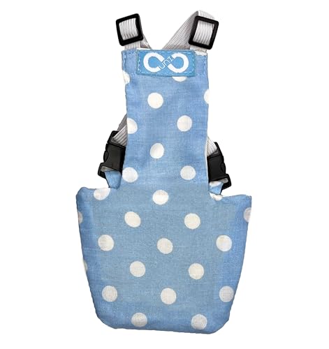 Uni Infinity Hühner-Windeln für Hühner, Hahn, Bantam – Einwegfutter, wiederverwendbar, verstellbar, Größe passend für XS, Blau mit Punkten, Huhn klein, 1,0 Stück Uni Infinity Hühner-Windeln für Hühner, Hahn, Bantam – Einwegfutter, wiederverwendbar, verstellbar, Größe passend für XS, Blau mit Punkten, Huhn klein, 1,0 Stück von Uni Infinity