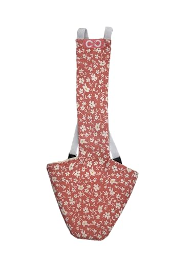 Uni Infinity Hühnerwindeln, Größe XL/Entenwindeln für große Haustiere, Enten/Hühner, Einwegfutter, verstellbar, wiederverwendbar (rosa Blumen, Ente L/Huhn XL, 1 Stück) von Uni Infinity