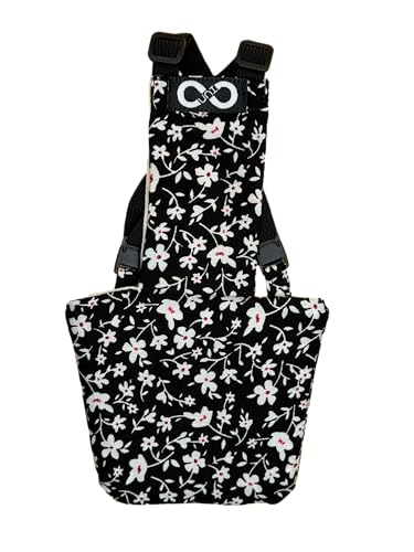 Uni Infinity Hühnerwindeln für Hühner, Hahn, Einwegfutter, wiederverwendbar, verstellbar, Größe passend für Hühner, Schwarz mit Blumenmuster, Größe M, 1 Stück Uni Infinity Hühnerwindeln für Hühner, Hahn, Einwegfutter, wiederverwendbar, verstellbar, Größe passend für Hühner, Schwarz mit Blumenmuster, Größe M, 1 Stück von Uni Infinity