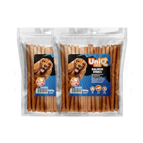 UniQ Pets Hundeleckerli Kaustangen für Hunde weizenfrei mit 85% Fleisch weiche Snacks leckerli kleine Hunde große hundesnack 2x500 g UniQ Pets Hundeleckerli Kaustangen für Hunde weizenfrei mit 85% Fleisch weiche Snacks leckerli kleine Hunde große hundesnack 2x500 g von UniQ PETS
