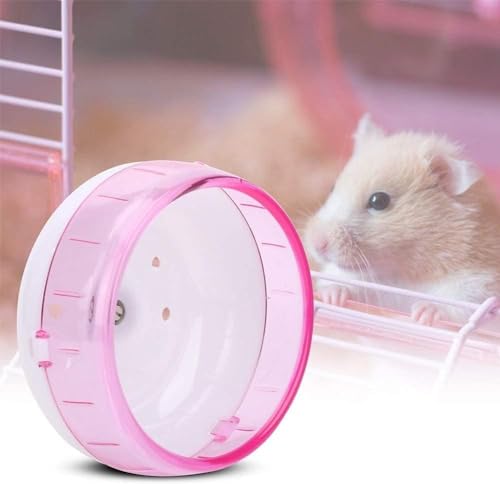 Unibell Kunststoff-Super Silent Roller Übung Laufrad Spielzeug for Kleintiere Hamster Meerschweinchen Chinchilla (Pink) von Unibell