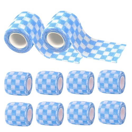 Pet Vet Wrap, 157x2 '' 10 Rolls Hundepfoten Verband, Einweghundstiefel Katzenschuhe, Pet Vet Verband, Pet Elastic Battery, Einweg -Pet Paws Protector von Unicoco