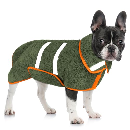 Hunde-Bademantel, super saugfähig, groß, schnell trocknend, Bademäntel für nach dem Baden, weich, verstellbar, warm, hält Hunde (S-XXL) von Unicorn Catcher