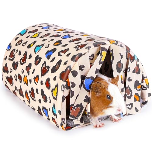 Meerschweinchenversteck Waschbarer Meerschweinchen-Tunnel mit Vorhängen, Hamsterversteck gemütliches Meerschweinchenhaus, passend für Meerschweinchenkäfige, weiches Meerschweinchen-Zubehör für Meerschweinchenversteck Waschbarer Meerschweinchen-Tunnel mit Vorhängen, Hamsterversteck gemütliches Meerschweinchenhaus, passend für Meerschweinchenkäfige, weiches Meerschweinchen-Zubehör für von Unicorn Catcher