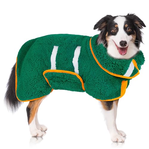 Supersaugfähiger PetGear Hunde-Bademantel zum Trocknen von Hunden – weiches Hundehandtuch – Warner Bros verstellbarer Trockenmantel für nach dem Baden – S-XXL Supersaugfähiger PetGear Hunde-Bademantel zum Trocknen von Hunden – weiches Hundehandtuch – Warner Bros verstellbarer Trockenmantel für nach dem Baden – S-XXL von Unicorn Catcher