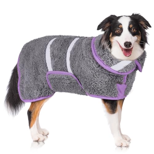 Supersaugfähiger PetGear Hunde-Bademantel zum Trocknen von Hunden – weiches Hundehandtuch – Warner Bros verstellbarer Trockenmantel für nach dem Baden – S-XXL Supersaugfähiger PetGear Hunde-Bademantel zum Trocknen von Hunden – weiches Hundehandtuch – Warner Bros verstellbarer Trockenmantel für nach dem Baden – S-XXL von Unicorn Catcher