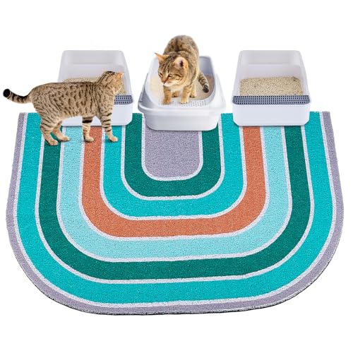 Unicorn Catcher Katzenklo Matte, hochwertige Katzentoilettenmatte, groß, rutschfest, Katzenklo Matte, weiche Katzentoilette, kompatibel mit zwei Katzentoiletten, Katzenprodukte, leicht zu reinigen, Unicorn Catcher Katzenklo Matte, hochwertige Katzentoilettenmatte, groß, rutschfest, Katzenklo Matte, weiche Katzentoilette, kompatibel mit zwei Katzentoiletten, Katzenprodukte, leicht zu reinigen, von Unicorn Catcher