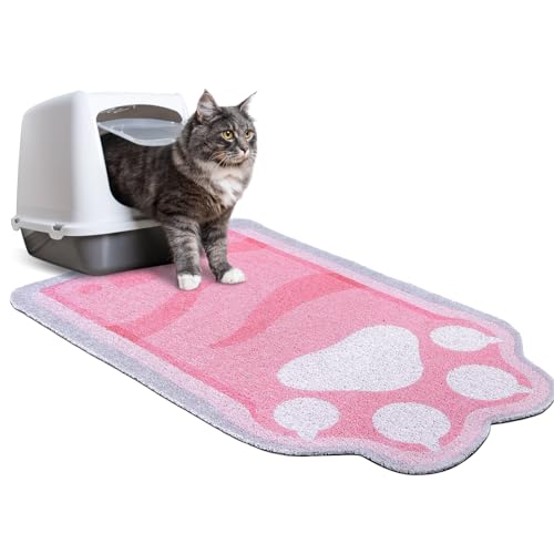 Unicorn Catcher Katzenklo Matte Qualität Katzentoilette Matte Große rutschfeste Katzenklo Matte Streu Fangmatte Weiche Kitty Katzentoilette Matte Niedliche Katzenfuttermatte Katzenprodukte Leicht zu von Unicorn Catcher